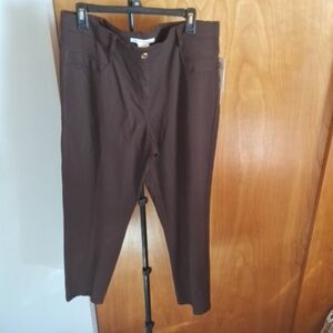 Zac & Rachel Women's Dark Brown Chinos